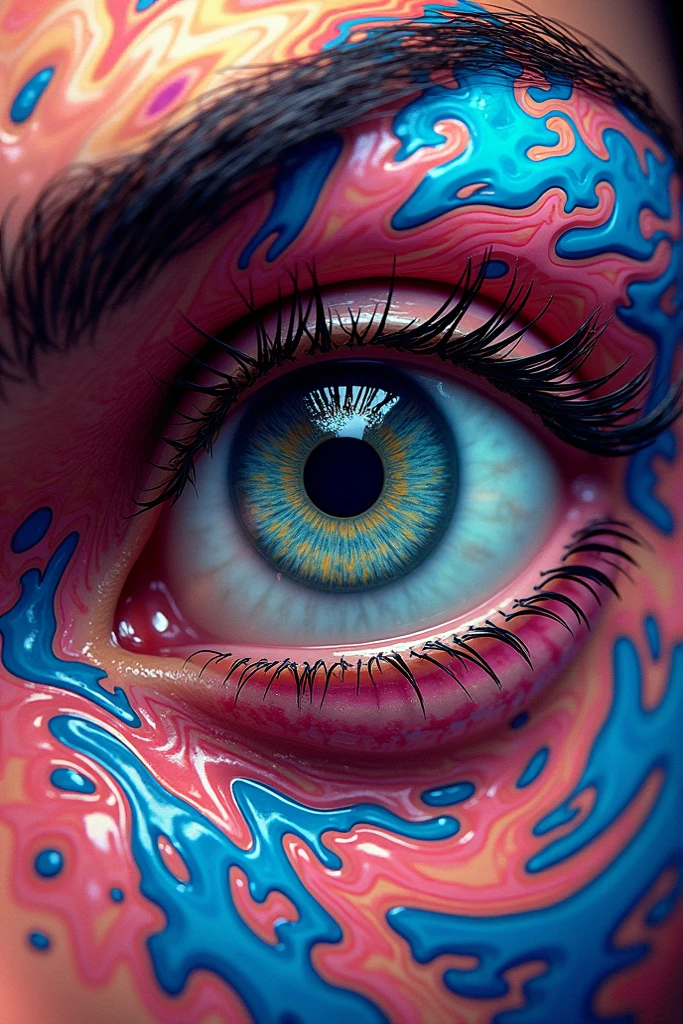 (Masterpiece in maximum 16K resolution:1.6), (intricate detail:1.4), (extremely insane detail:1.4),(highest quality:1.3),(Hyper_realistic:1.3). | ((Dark_color_tones):1.3),(close up portrait of crying face):1.3),((wide angle shot):1.2), Clear light, Edge lighting, Perfect image, 16k UE5,editorial painting, superfine, Depth of field, Ultra-realistic, no contrast, clean sharp focus, professional painting, No blurring. | (watercolor painting, dark color, sharp focus), ((Pretty Supermodel beauty):1.2), ((Red Hair):1.1), ((Heterochromia eyes):1.1), Agnes Cecile painting, kinetic expression, darl colorful hair, (Splash and Drip Art Minimalism:1.1), style painting magic. | ((She is crying):1.3),((perfect_pose):1.5), ((perfect_fingers, better_hands, perfect_hands, perfect_legs):0.7), (((More_Detail))). | Rendered in ultra-high definition with UHD and retina quality, this masterpiece ensures anatomical correctness and textured skin with super detail. With a focus on high quality and accuracy, this award-winning portrayal captures every nuance in stunning 16k resolution, immersing viewers in its lifelike depiction. Avoid extreme angles or exaggerated expressions to maintain realism. ((perfect_composition, perfect_design, perfect_layout, perfect_detail, ultra_detailed)), ((enhance_all, fix_everything)), More Detail, Enhance.
