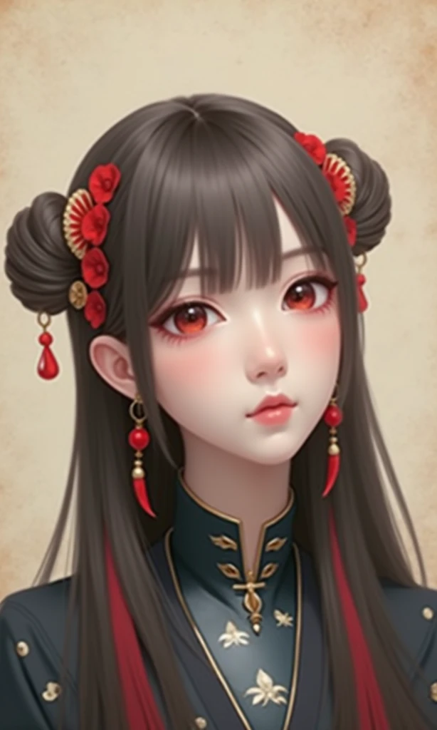 One Girl, The Amazon Queen wears a feathered crown of leaves and、Images of people wearing beaded or wood beaded accessories。The background is a lush green jungle、The Queen is posing like a warrior。
, Cowboy Shot