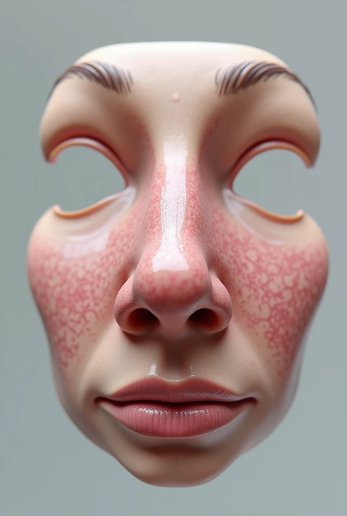 mj, Close-up cinematic shot of an ethereal neural network organism, mulher divina, anatomical face, biomechanical details