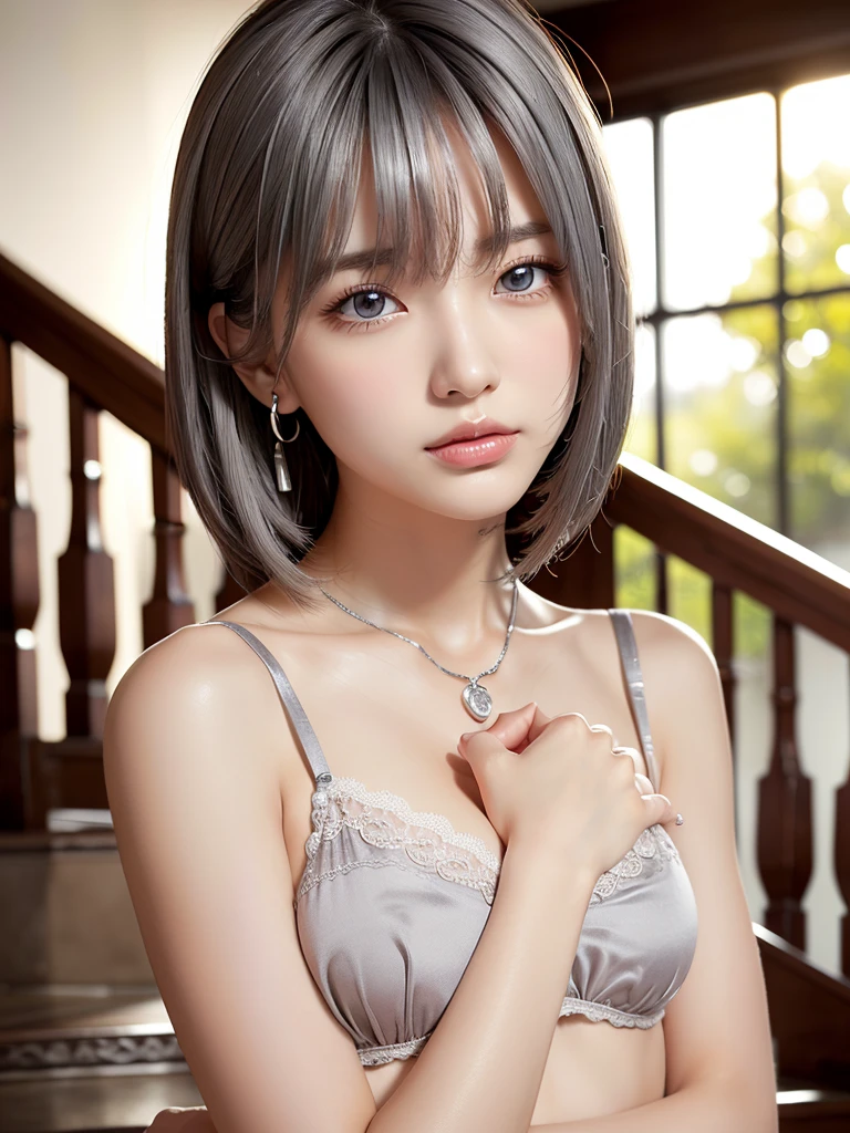 BREAK Perfect Anatomy、Highest quality、(cute:1.1)、(cute)、(High resolution:1.2)、Unbelievably absurd:1.3、Incredible illustrations、(cuteイラスト:1.2)、nsfw,（Beautiful background、Late Night、Open-air bath、Planting）、1gial(Silver Hair、Straight Hair、Bobcut、9 years old female,height 1.2meters, slim 25kg）(flat chest、Dark Skin:1.4)( Sex preparation:1.2、doggystyle),(all fours,shackles,restrained）、,pussy juice:1.2,How(anal,Sex),(1boy),penis ,（Completely naked）（front view）