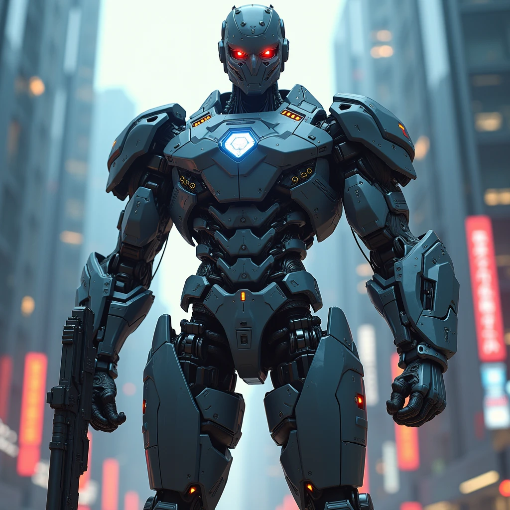 Time travel background，sense of layers，In front is a young man armed with a weapon，Behind it is 1 zombie and an artificial intelligence computer and a terminator