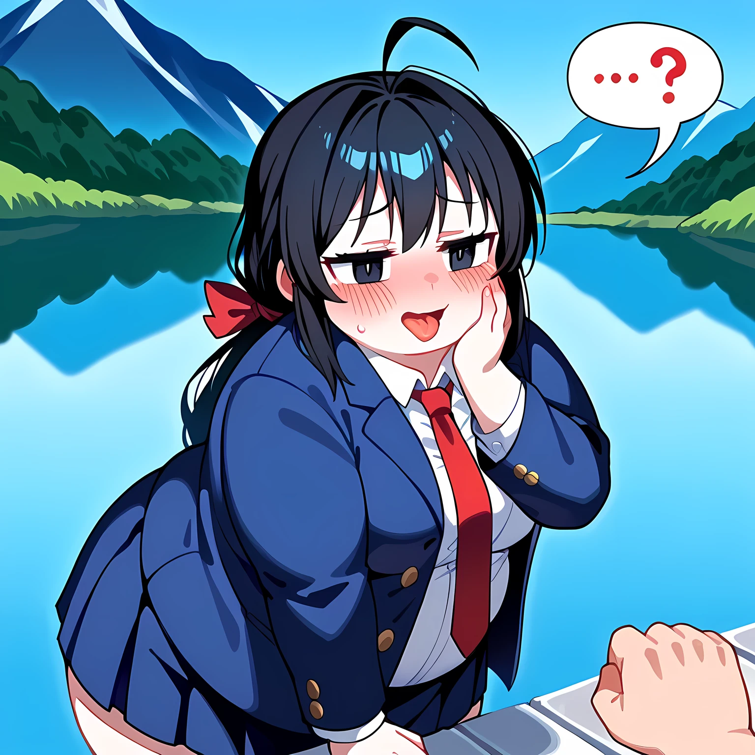 source_anime,score_9,score_8_up, score_7_up, 3boys,duo,outdoors, kill la kill, satsuki kiryuin, matoi rykou, matoi rykou and satsuki kiryuin, cooperative fellatio, indoors, seductive, face closeup, licking, thighs, long shot, balcony, mountain and riverbackground, front view, shorts with rope outline, white robe, genderswap, genderbend, bulge, genderbend ftm, ftm, short hair, femboy, shota, young, very young, aged down, lole, tiny, night time, smug, smirk, night, after dark, sex, oral sex, pov, fellatio, huge penis, dark skinned male, threesome