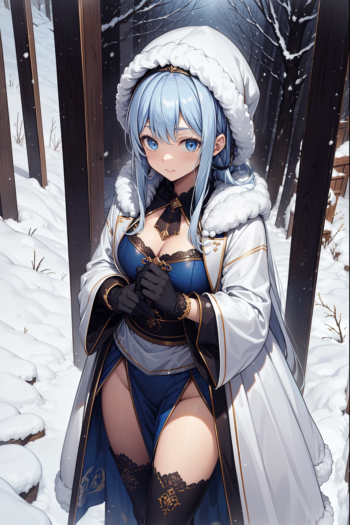 1 girl, very big breasts, very sexy body, 1 girl in, a smile, looks at the viewer, black shirt, super short white school miniskirt, full body, giant breasts, cleavage, giant breasts, heels, background in the mountains 1 girl , with big breasts. long legs QUEEN huge tits, (cleavage), high legs, (standing), sexy and muscular body. short skirt.4k hd