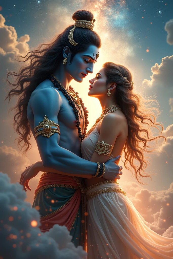 Mahadev Krishna ki ko ashirwaad dete hue