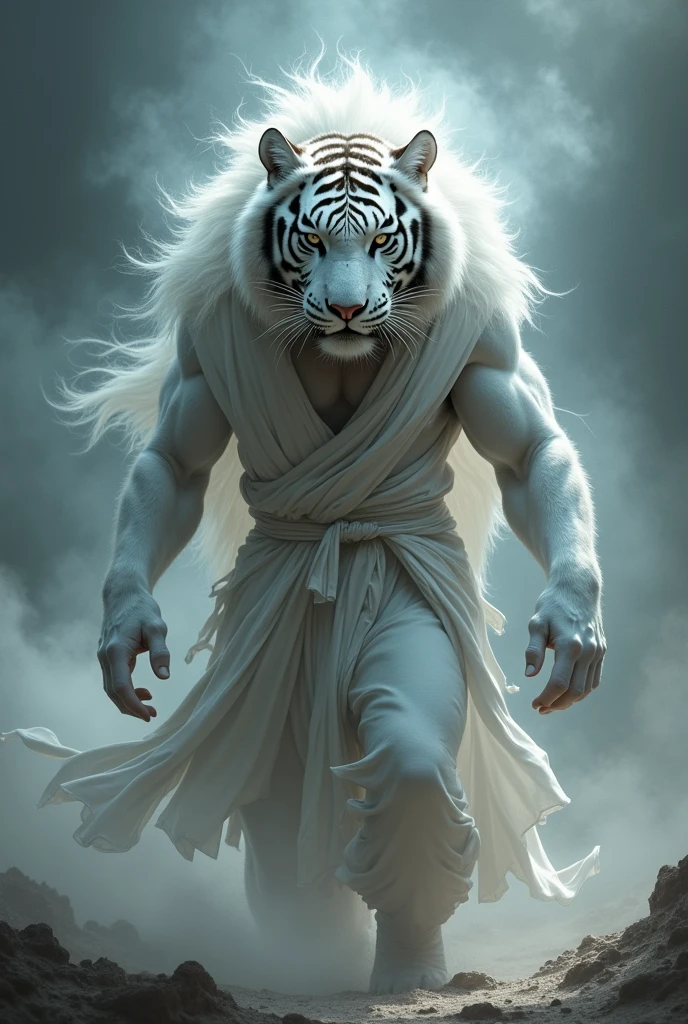 White tiger man