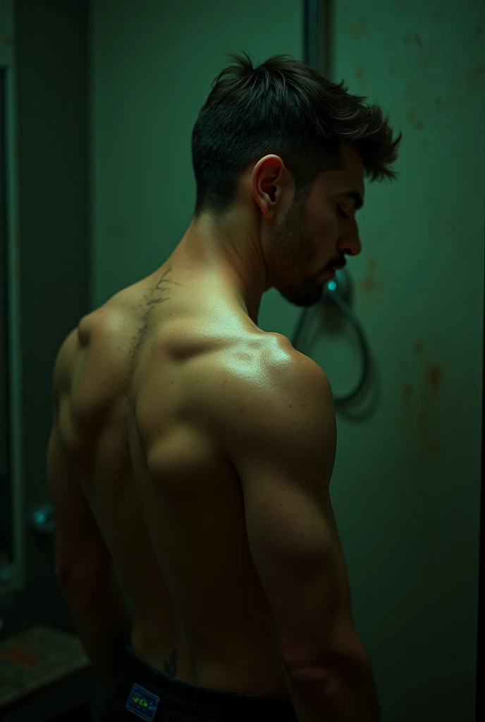 Image of the back of Cristiano Ronaldo, There is a glimpse of various aspects of life that he wants to show on his YouTube channel., moments of everyday life.