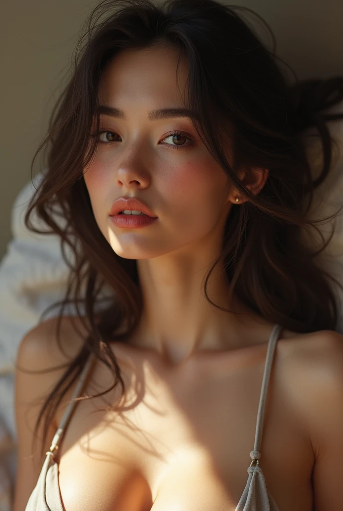 Girl giving blowup