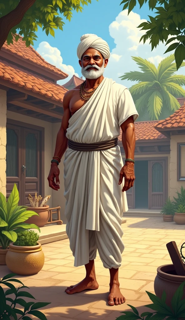 extremely detailed, detailed face, detailed eyes, detailed fat some muscle (view full body), ((1man)), (object (big belly indian older man 50s big cock erect cock pagari thick legs rugged hairy shirtless standing with face up alpha stern expression inside home )), indian wearing traditonal indian clothing old man (big thick, big muscle, white facial hair, white body hair beaded, white beard, alpha strong man face thick hair, white hair, strong character, strong muscle naked), (background (sunny , indian home Garden)), (photography (50mm lens, cinematic, cinematic color)