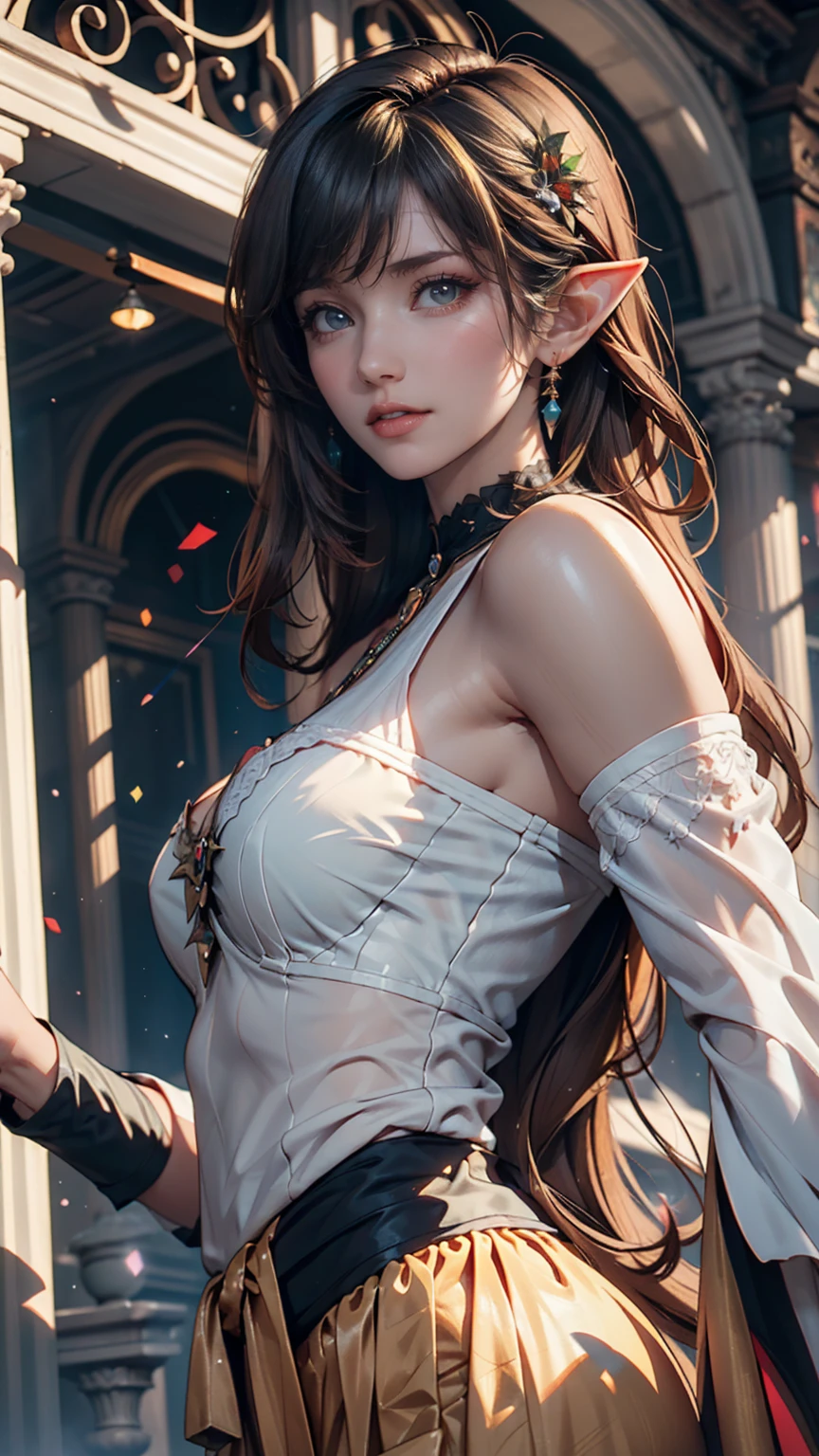 (Highest quality), Dark fantasy, Big sword, Magical girl, Gothic, Twin tails, Realistic, Super detailed, High resolution, anime,