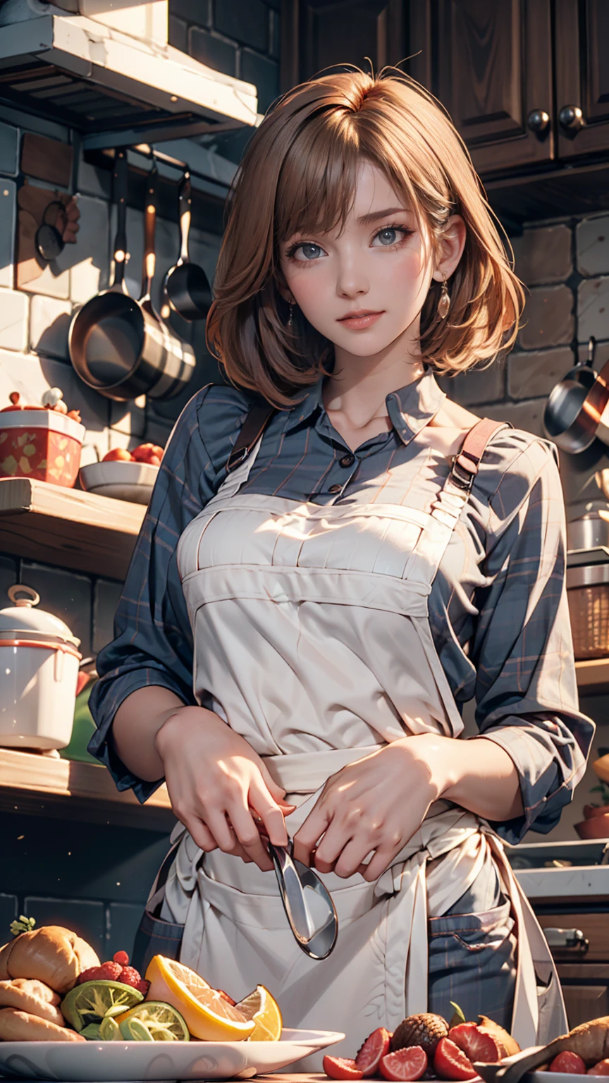 (masterpiece, best quality:1.4), (beautiful, aesthetic, perfect, delicate, intricate:1.2), <lora:more_details:0.75>, <lora:sharpen-soften:-0.25>, <lora:realistic:0.25>,
1 girl, adult (elven:0.7) woman, freckles, aquamarine eyes, chestnut layered hair,
 solo, half shot, looking at viewer, detailed background, detailed face, (bioshock  theme:1.1)  barkeep, simple gray clothes, apron, cozy rustic inn interior in background, worn out wooden furniture, rust,   drapes, tankard, sign, low light, jovial fantasy atmosphere,