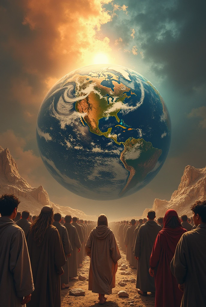 A group of guardians celebrating, earth glowing in peace and harmony in the background, highly detailed, 8k, photorealistic, epic, dramatic lighting, vibrant colors, cinematic, exquisite details, dynamic composition, awe-inspiring, powerful, masterpiece