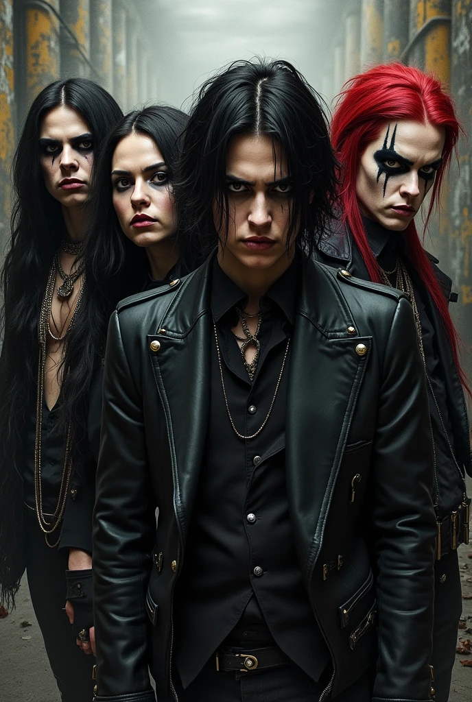 a goth metal band from 1980s with all male integrants