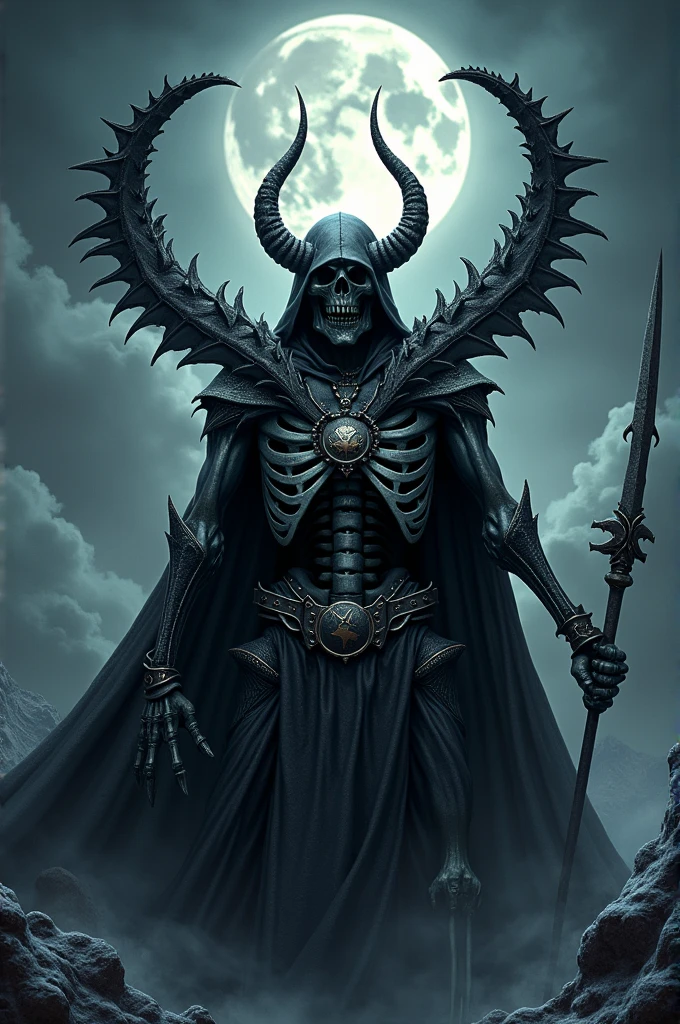 Skeleton king and demons succubi