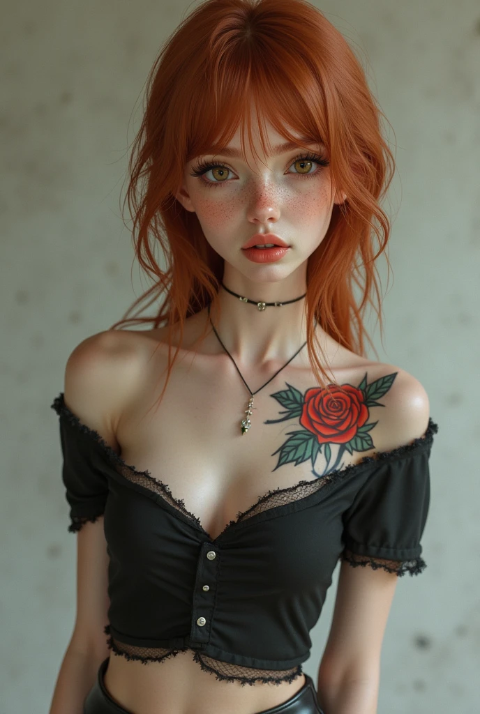 Tips for the first topic are as follows: quality, 8K, 32K, On a table:1.3), ultra - detailed, (realistically:1.4), white colors, albinism, punk girl, detailed eyes, Upper part of the body, Luxurious Punk Hairstyle, Avant-garde punk fashion, Avant-garde makeup, numerous piercings, There are a lot of tattoos, streets background, backlight effect, shallowdepthoffield, vague background", nude, red hair