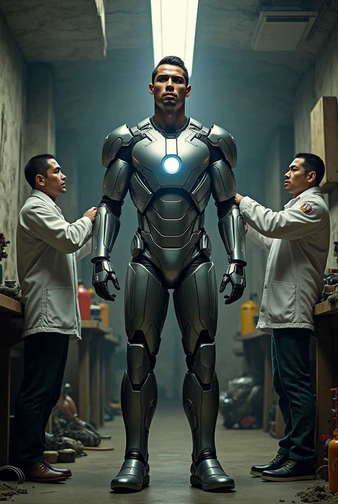 (ironman:1.2) fullbody, futuristic, art deco, expressionist, 1920s, black and white, <lora:Metropolis_Movie_Style_SDXL:1> mad-ropolis-movie, <lora:EnvyBetterHiresFixXL01:1>, (masterpiece:1.2), best quality, (hyperdetailed, highest detailed:1.2), high resolution textures