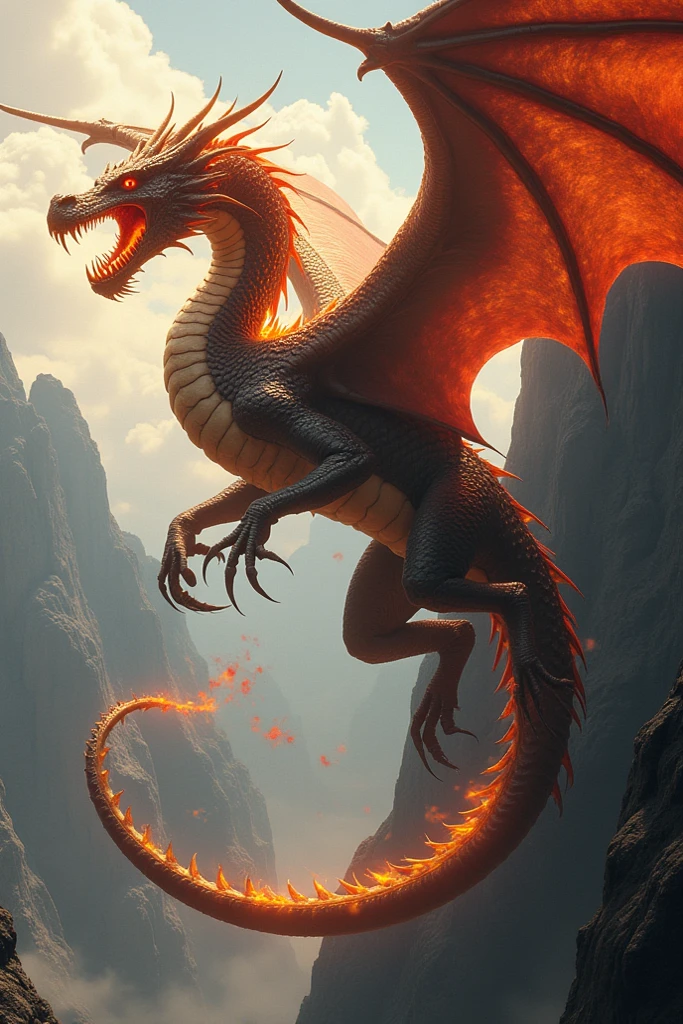 a majestic red dragon, large wings spread, breathing intense flames, fiery molten lava surrounding the dragon, dramatic lighting, highly detailed, 8k, photorealistic, cinematic, epic fantasy scene