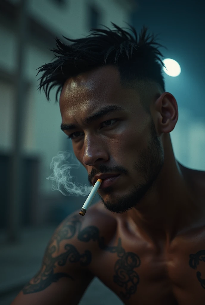 Dollynho smokes