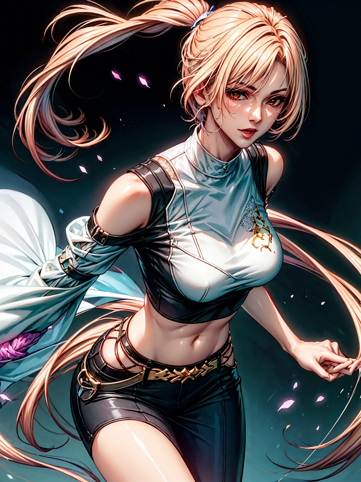 Topless anime girl
