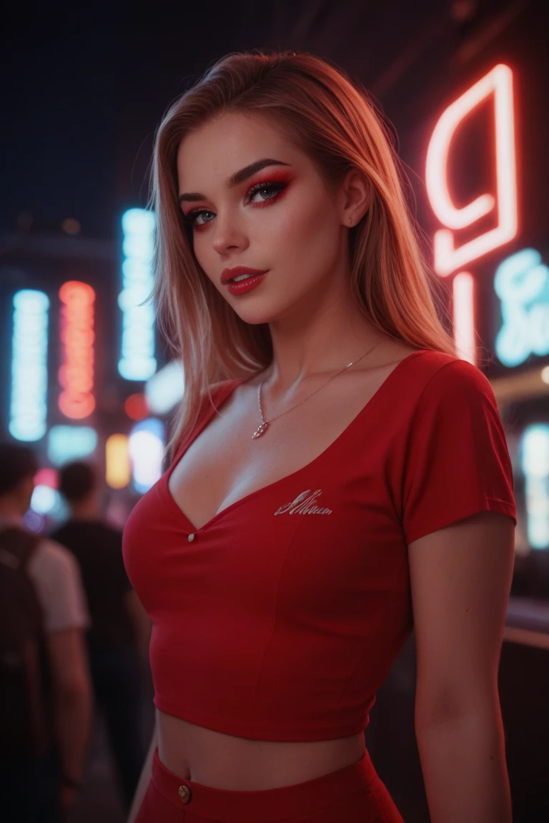 Rosto de uma mulher, americana, 25 anos, pale skin and freckles, olhos cinzas, nariz delicado, soft and delicate lips, cabelo blondie cinza longo e ondulados, sorriso meigo