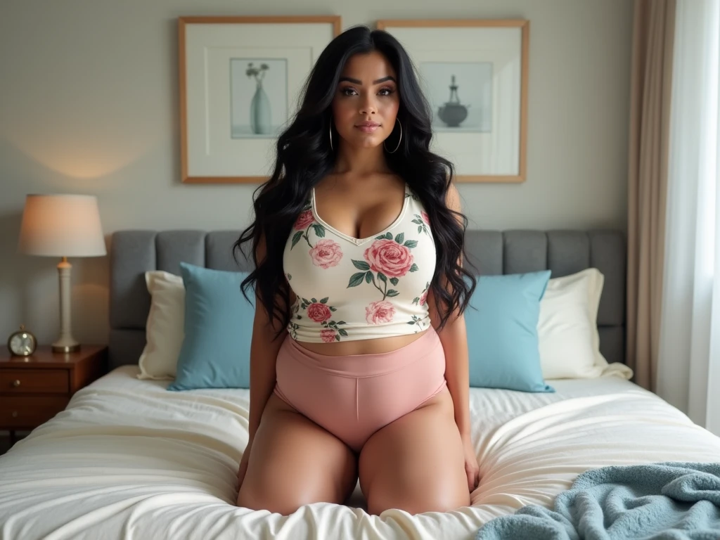 there is a woman in a lingerie holding a pink cup, thicc, sexy hot body, long curvy black hair, thick body, violet myers, voluptuous body, sexy body and face, angelawhite, beautiful body and face, beautiful thick female, photorealistic perfect body, clear portrait of demi rose, seductive and powerful, attractive face and body