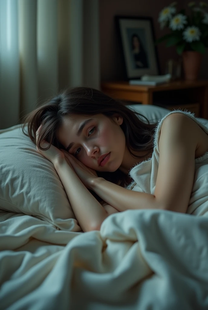 16 year old girl in bed