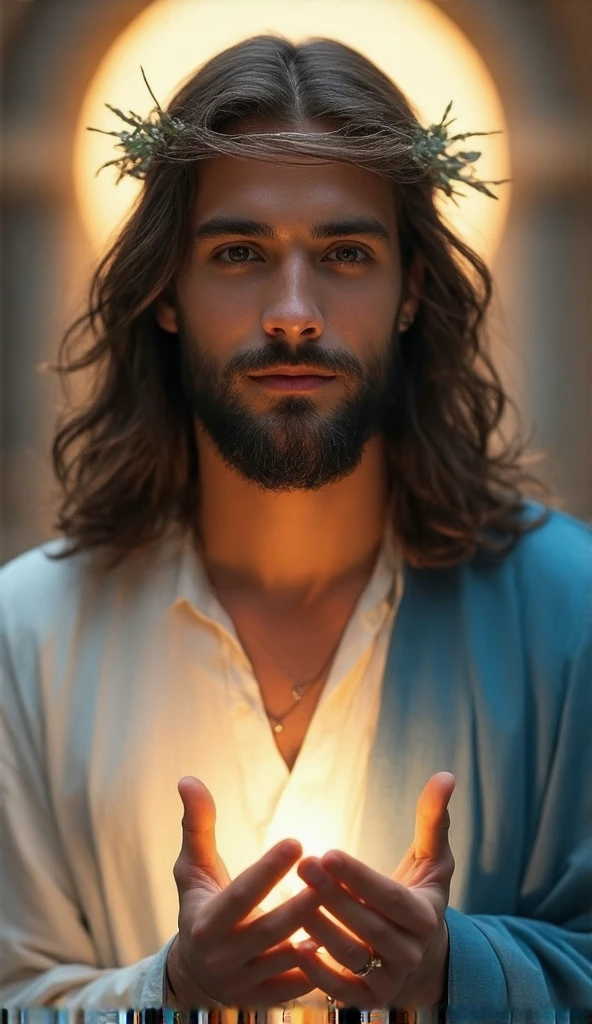 JESUS CHRIST VERY HAPPY