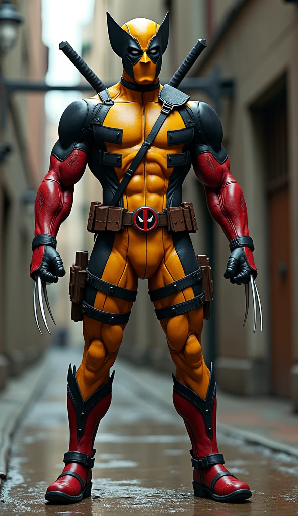 DeadPool in Wolverine costume