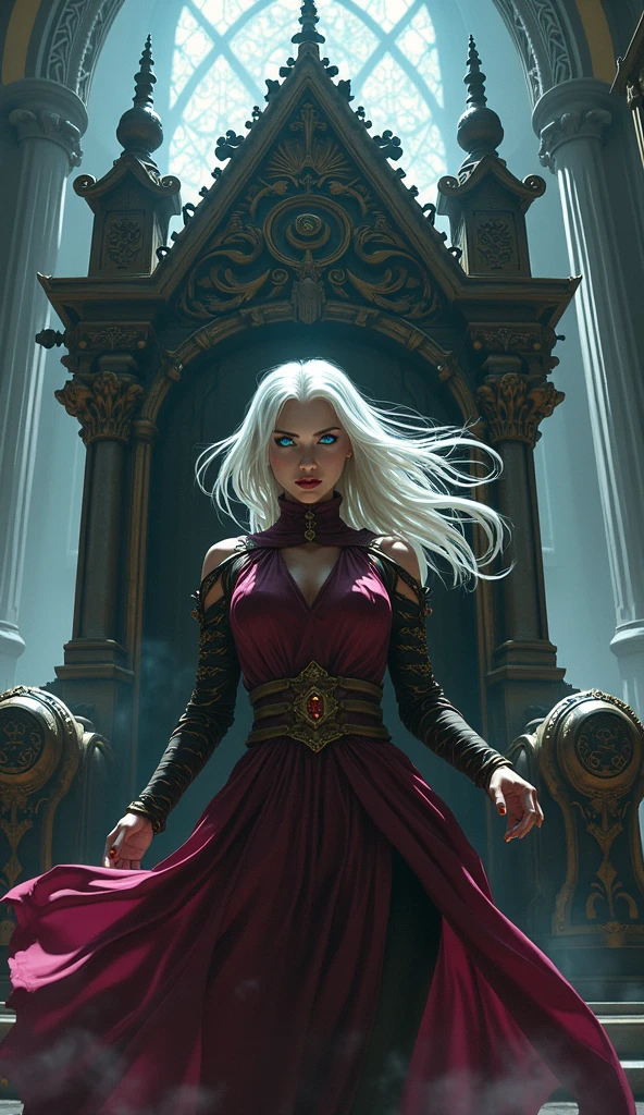 (mulher de cabelos loiros,ter uma pose elegante:1.1), [vestido preto,espartilho vermelho] ,segurando uma espada, [confident expression,Charismatic look], [cores vibrantes:1.1,alto contraste:1.1], [dramatic lighting,soft backlighting], [oil painting:1.1,master part:1.2]