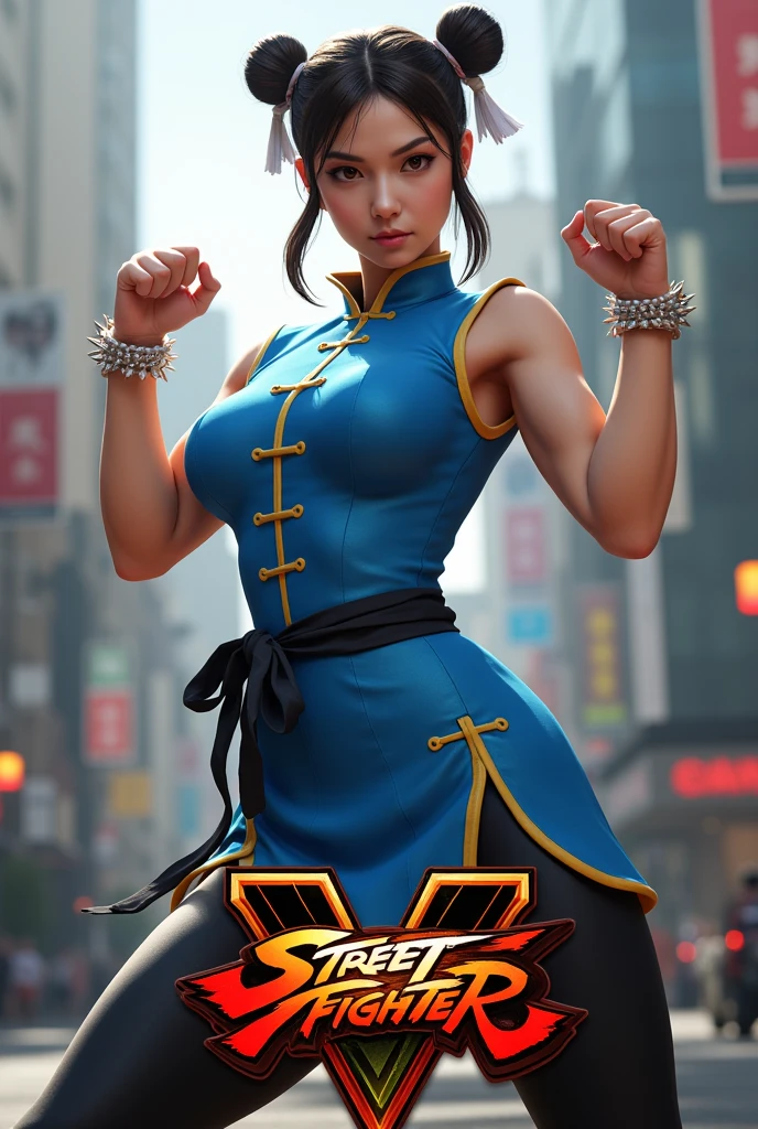 Shun lee posing for photo, like a shunlee street fighter game, cosplay, beautiful woman, masterpiece, 8k wallpaper --auto