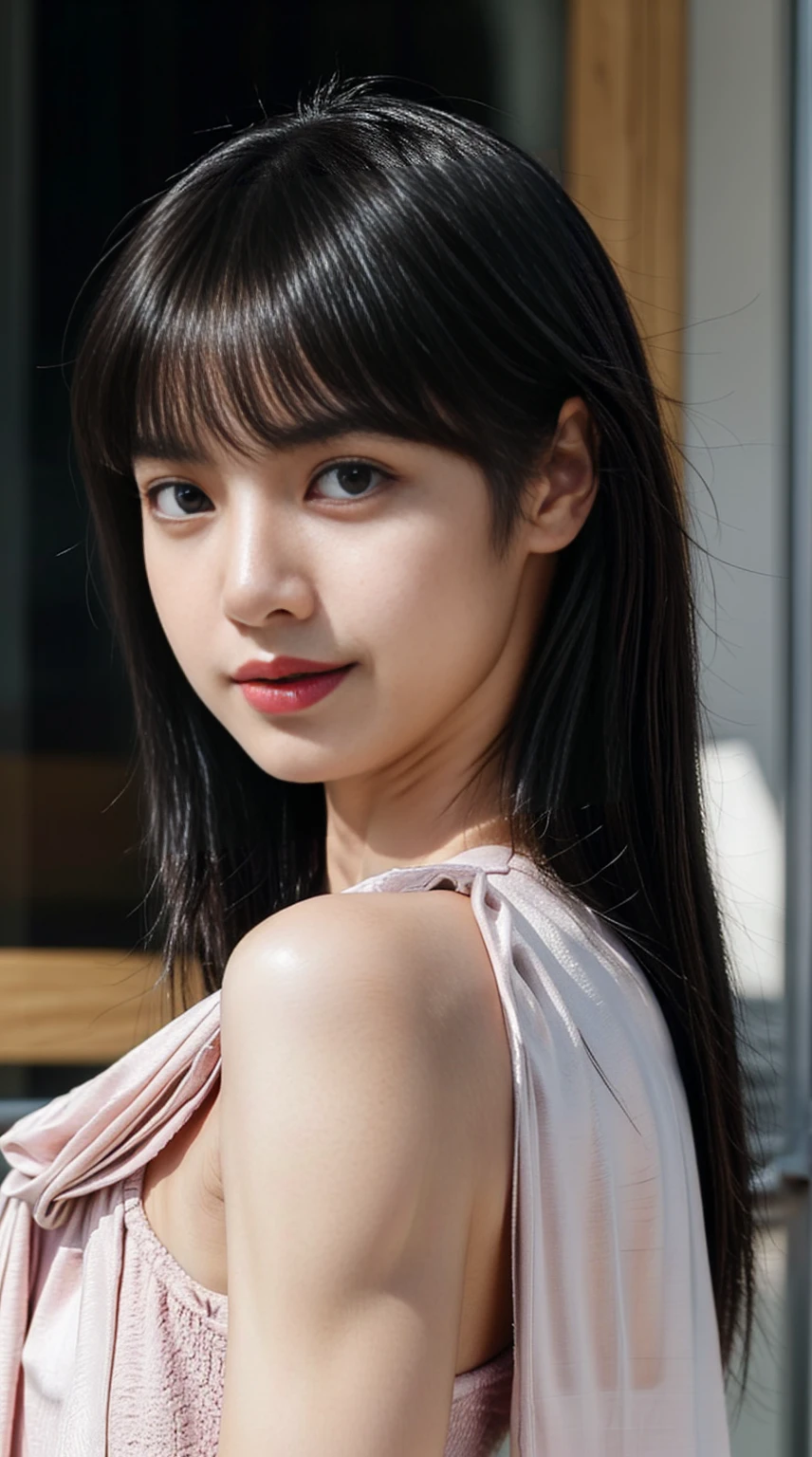 k hd, Detailed and realistic pictures，23 years old Korean girl，（Mature sexy Korean girl：5），（JK Campus Uniform：2），A tie is worn around his neck，（Ruffle skirt：1.3）， Bright eyes， Young and beautiful，（Exquisite makeup：5），（Beautiful face：2），（Beautiful face：2），（Beautiful face：2），（Beautiful human face：5）,Female character with beautiful face，Female character with beautiful face，Female character with beautiful face，Female character with beautiful face，（Female character with beautiful face：2.1），"Delicate and delicate face，Extremely detailed and good-looking face"，"Delicate and delicate face，Extremely detailed and good-looking face"，Charming expressions，Clear details，（perfect bodies：1.3），（Stand upright，A person stands alone indoors：1.3），French living room，（A full-body photo：1.2），（Optimal proportions of four fingers and one thumb：1.3），（Show off beautiful slender legs:1.2)，Super white skin，（Keep one's mouth shut：2），"Keep quiet"，Sexy lips，ssmile，huge tit，Breasts and breasts together，Style your hair however you want，The color of the clothes is arbitrary，Stiletto heels，The style color is arbitrary，(8K、top-quality、tmasterpiece:1.2)，(intricately details:1.4)、(Photorealsitic:1.4)、octane renderings、Complex 3D Rendering Ultra Detail