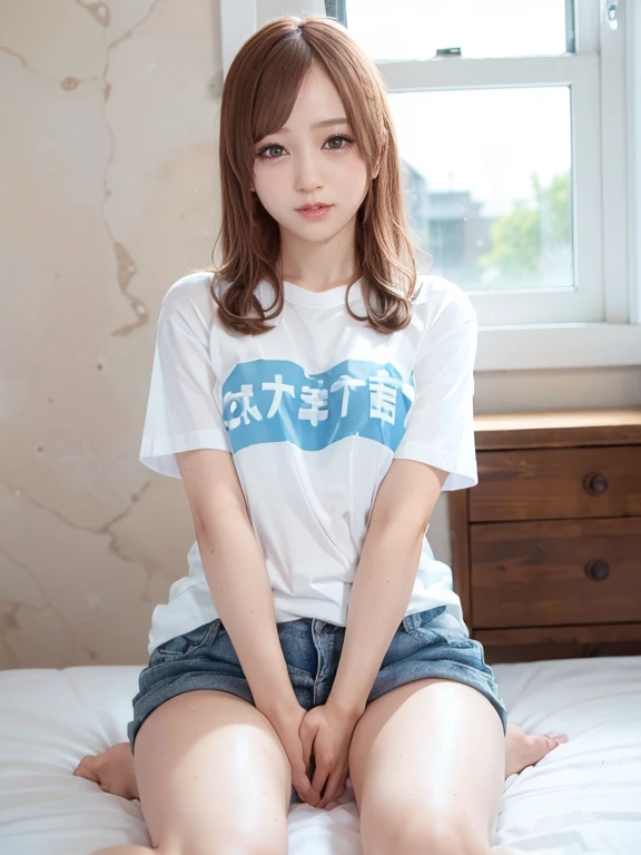 (Raw photography、top-quality)、femele(masterpiece:1.4)、(8K、realisitic、Raw photo、top-quality:1.4)、japanes、(3女の子)、beauitful face、(Real Face:1.4)、(Caramel hair、Bob Hair Hair:1.3)、Beautiful hairstyle、realisticeyes、Beautiful Detail Eye、(Real Skin:1.3)、Beautiful skin、enticing、超A high resolution、A hyper-realistic、high-detail、the golden ratio、(详细的脸:1.4)、NSFW、realisitic、Photorealsitic:1.3)、top-quality、masterpiece、extremely delicate and beautiful、A highly detailed、nffsw、A sense of unity、2k wallpaper、magnifica、Beautiful in every detail、masterpiece、Light smile、top-quality、Highly detailed ticker Unity 8K wallpapers、huge filesize、ultra-detailliert、hight resolution、ighly detailed、Slim body、A slender、(Bob Hair Hair)、(brown haired)、looking at viewert、small tit、small tits、A Cup、flat breast、NSFW、、、、PureFace_v1:0.8. Image to NSFW、woman、Image to NSFW、toilet room、Open the lid of the Western-style toilet seat and sit on the toilet seat、ankle、Tsumasaki、Toilet slippers、I'm in the bathroom、Shot from the front、White cutter shirt、No skirt、No panties、Sitting on the toilet seat and smiling、NSFW grin、Tsumasaki、sockes、Toilet slippers、Located in the bathroom, Sitting on a Western-style toilet seat and peeing、NSFW grin、Opening the toilet seat lid、Sitting on the toilet seat、Cutter shirt is wearing、No skirt、No panties、pubick hair、NSFW image、