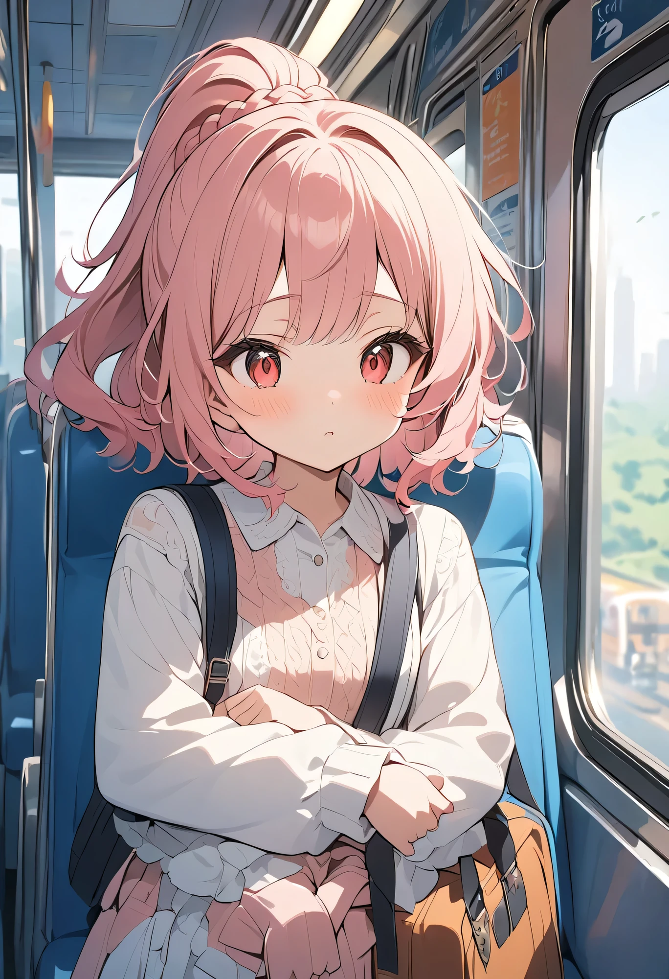 (((Browsing Caution, Close Up Facial , Front view , From below , Movie angle))) ,(On all fours), break、( 1girl、1boy), 20-year-old, (close your eyes),(((Embarrassing, Excited, Fascinating, In the heat, orgasm,Blushing,shortness of breath, Very humid,vapor、Man grabbing woman's breastan behind))) , break (((Bright pink and green hair))),(Semi-long hair tied in one piece、Add a light pink ribbon to the end.:1.3),(((Two-part bangs , middle part, Bangs parted in the middle, Side-swept bangs))), (amount:1.3), (Small breasts:1.0) ,((Sweaty skin, Dripping , girl trembling with Sexual climax, Cum in pussy, pubic hair)) ,Thin dots, feminine, Slightly muscular, Dynamic pose,((((vagina,Sex, A boy and his penis,Heterolo, Women in front and men in back , dorsal position, Cum in pussy, pubic hair)))), break, (((White - Solid - Short Sleeve - Safari Shirt ,Bottomless))), break, (((Midnight,On the bed))),(masterpiece), (Realistic), (Highest quality), (Super detailed), wonderful, ((A face with attention to detail)) , clavicle, High resolution , (Super detailed), Smooth, 16K, Vibrant colors,vagina,Sex,