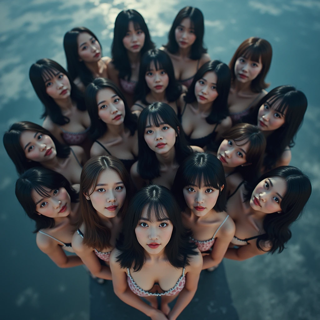 (Full of colorful flowers, White and Red, ((Overhead shot, From directly above))), (Acutance:0.85), ((NSFW:-0.95)), (Exposed:1.1), (((nipple:-0.99))) . ((Group photo of 6 girls (laying in a pool filled with flower:1.25))), { (Full of flowers covering and surrounding girl's body:1.2) | (Flower Bikini knitted with flowers:1.3) }, (((Extremely Detailed KAWAII face variations)) with joyful expressions), { (pretty Ass) | Overflowing sideboob | Overflowing underboob | Hidden hands | Bloody crotch } . Masterpiece of 8K Finest Quality, (Physically-based 3D Rendering with Ultra-detailed:1.2), (((Realistic and Photorealistic with touch of rawness:1.37))) . { wet and oiled ivory skin with tanline | Sparkling splash with Rainbow | Mystic sight | God rays | Haze }. (Absolutely filled with flowers), Overflowing flowers, all of water surface is absolutely filled with flowers, Full of flowers .