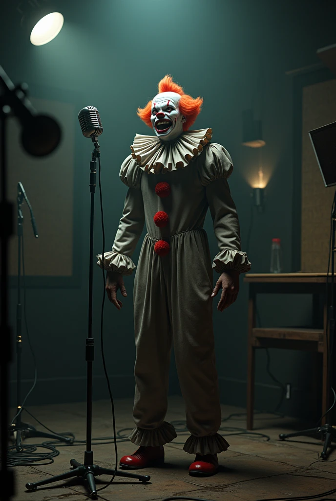 Evil clown tattooing