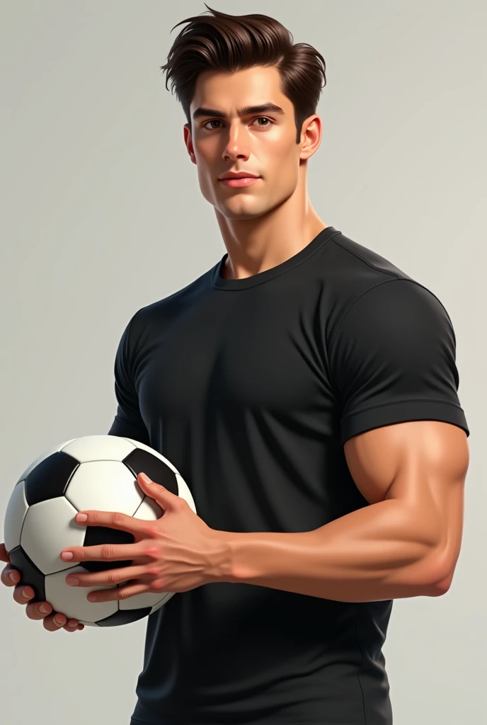 (realistic: 1.3), (lacrosse field), (college jock), (muscular), (wearing shorts), (shirtless), (short crewcut blonde hair), (treasure trail), (hairy armpits), (green eyes)