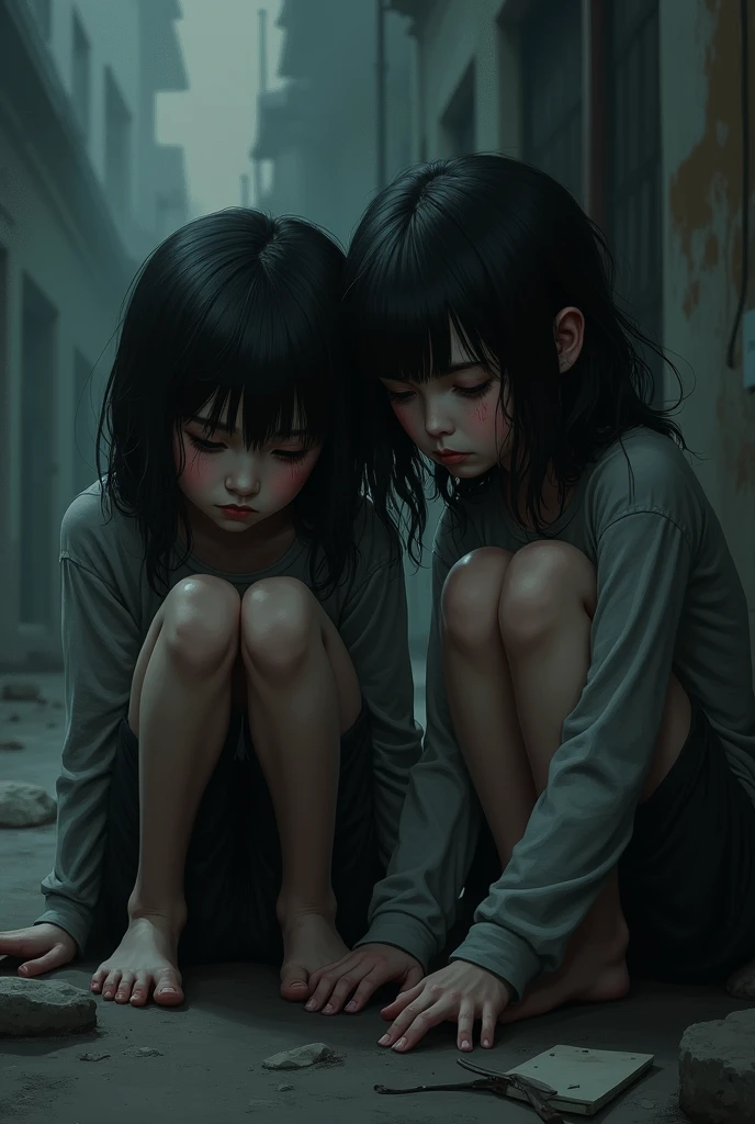 awkward and sad girls