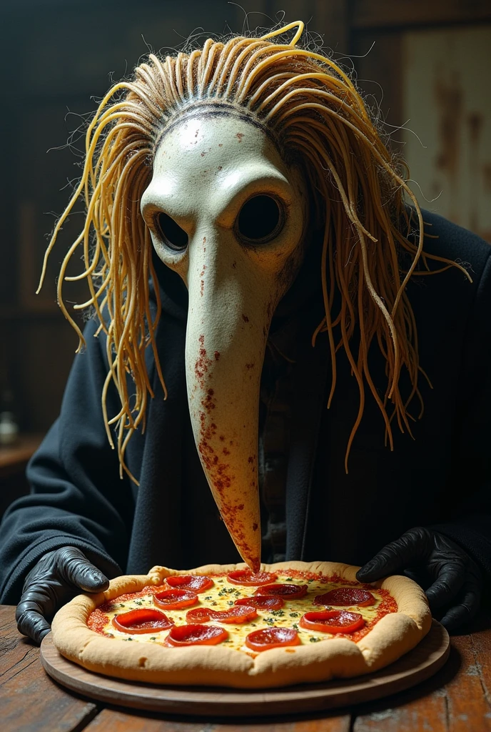 by Hieronymus Bosch,by Giuseppe Arcimboldo, a monster eater big style shinning eldritch art masquerade ball comedy matte fantasy character concepts art hikey iphone sharp focus mythological details