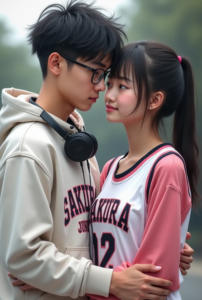 A cute, short, Japanese girl who is 20 years old and as cute as a 15 year old idol、Kissing her 65-year-old boyfriend、RAW Photos、Genuine、High resolution、Life、No copyright notice