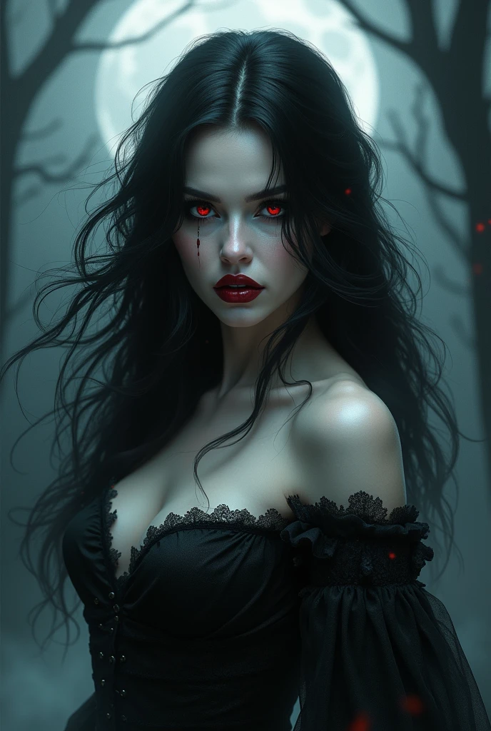 An eerie and mysterious atmosphere, deep shadows and dark tones, captivating, otherworldly figures and creatures, dark and moody color scheme, digital painting, Tenebroso.