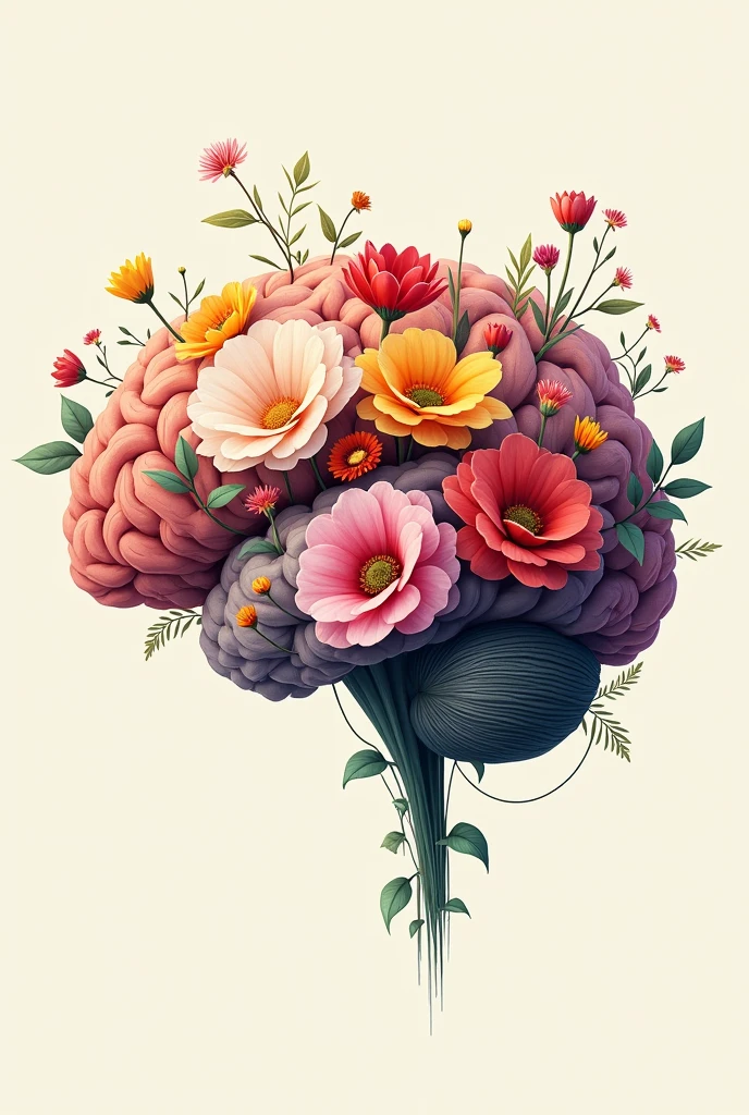 STICKER OF We don't see things as they are, we see things as we are.
INCLUDE THE WORDS
include flowers and a brain