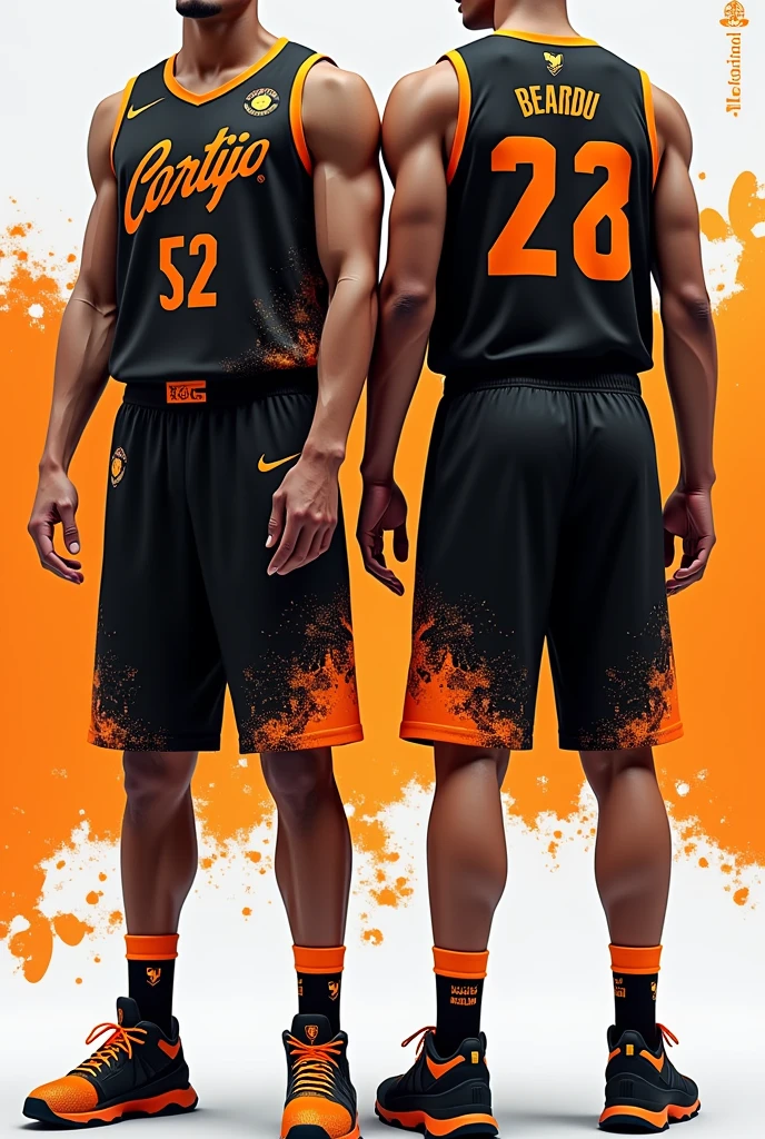 Basketball uniform, Front, back, modern sports, unique