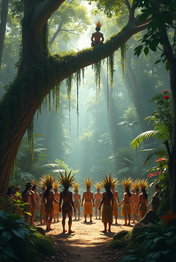 The dryads are the nymphs of oaks in particular and trees in general... They emerged from a tree called "Tree of the Hesperides.". Some of them went to the Garden of the Hesperides to protect the golden apples in it... NSFW