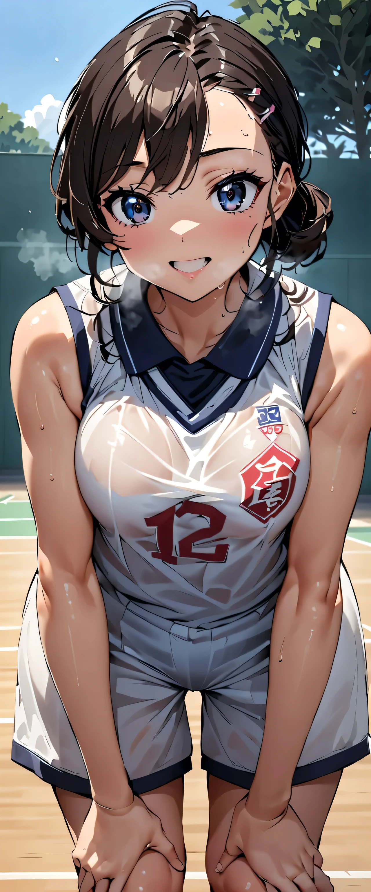 (NSFW:1.3)、(Very tiny girl rides guy perfectly:1.5)、(Petite girl riding:1.3)、(Big Breasts:2)、(eyes half closed:1.9)、(Grin:1.4)、(tears:1.2)、(The body shakes violently)、8k resolution、 ((Highest quality))、Anatomically correct、(Cheerleader:1.9)、((Hasselblad Photos))、[:(Detailed face:1.2):0.2]、(heavy rain:1.5)、(Sweaty:1.6)、((Front view:1.6))、(braid one's hair:1.5)、(Loss of strength from the body:1.3)、(呻吟)、(On all fours:1.6)、((Surrounded by a lot of middle-aged men:1.6))、(Upper Body:1.9)、(Leaning forward:1.6)、(Groping the chest:1.6)、((kiss:1.6))、(Dimly lit Japanese-style room:1.3)、