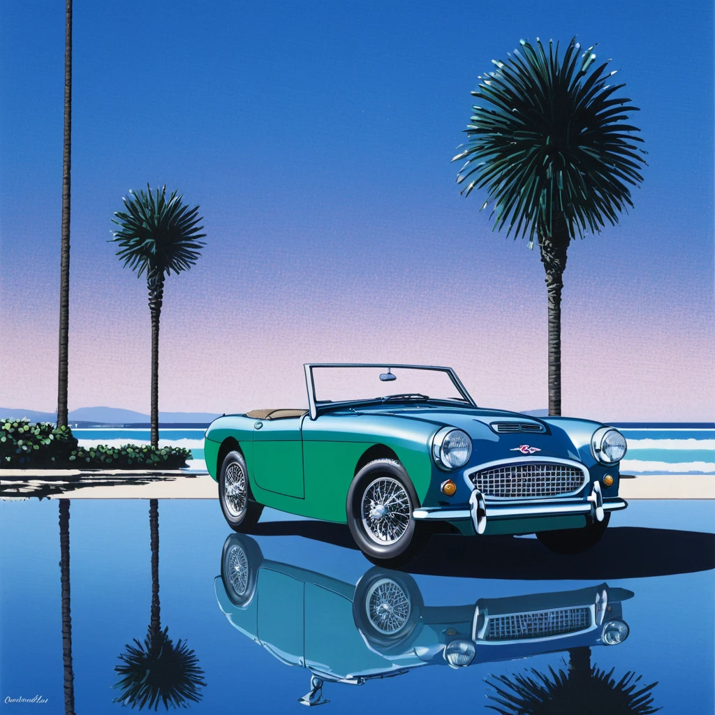  Austin Healey Sprite 1958
, city, beach, ground vehicle, ocean, beer can, Gradient sky, bush, day, vehicle focus, palm tree, reflection, sky, can, treeworking , 