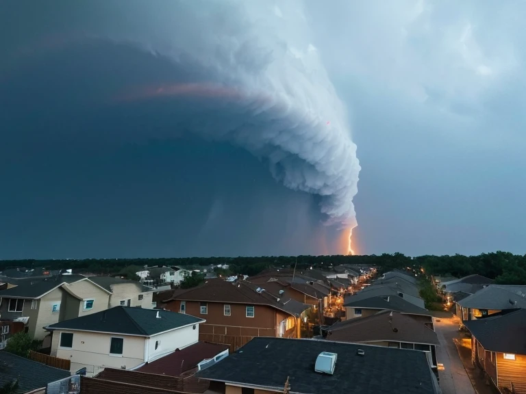 Waterspout,tidal waves,Tornado,typhoon,swell sea,Armageddon,Greatwave,废墟,disrupt,,lakes,high level of water,Bottomless,The run-down city creates a cinematic cityscape, desert