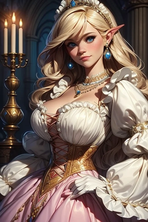 ((anime artstyle)),(Masterpiece),(Best Quality), (Super Detail),((Very Delicate and Beautiful)),cinematic lighting,1 girl,((full body portrait)),((standing in garden)),((solo)),(((1 bling-bling princess in gorgeous embroidery and bling-bling jeweled extremely gorgeous princess rococo ballgown with voluminous full length hoop skirt))),an hourglass waist,padded and corseted bodice,(((huge crinoline hoopskirt))),long train,((gorgeous embroidery and jeweled)),voluminous frills,See-through,(gorgeous embroidery and beautiful lace),(((extremely gigantic tits,skindentation))),cleavage,((large amount of straight hair,extremely voluminous Straight long Hair,Very Long Straight Hair)),(finely detailed face and eyes),clear pupil,extremely gorgeousfull hair ornament,(bling-bling jeweled extremely gorgeousfull tiara),(bling-bling gorgeous gemstone jewelry),long veil,(beautiful background),(full body),((gorgeous embroidery and bling-bling jeweled extremely gorgeous princess rococo ballgown with voluminous full length hoop skirt))