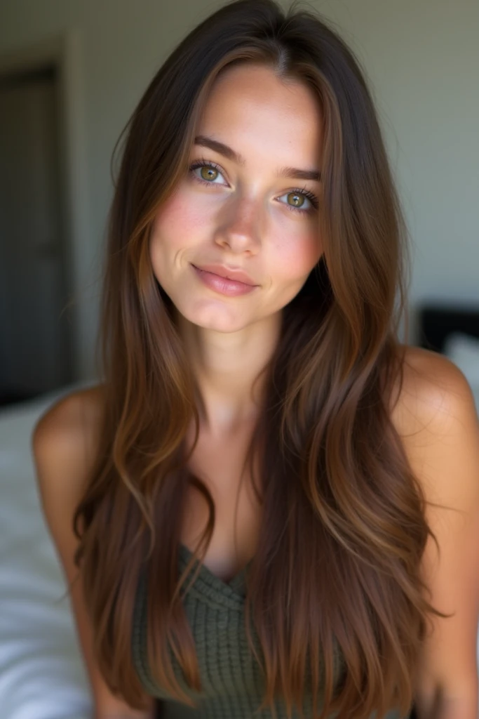 Beautiful real teen girl, 18 years old. Pretty teenage girl. Hazel eye, and brown hair. Very pretty Teen college girl.