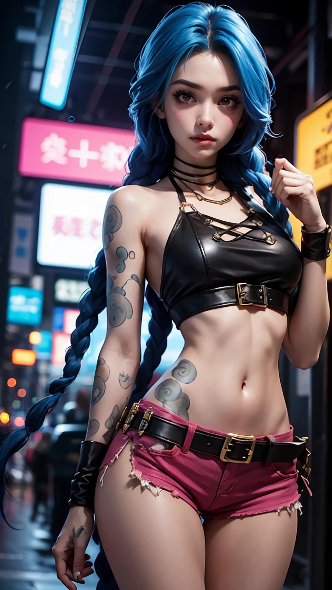 Arafa woman in black blouse and pink pants posing for a photo, deviantart artstation cgscosiety, tifa lockhart, corpo inteiro cgsociety, Fiora de League of Legends, seductive tifa lockhart portrait, 3D anime style, Senna de League of Legends, [ trends at CGsociety ]!!, photorealistic rendering of anime girl, 2b