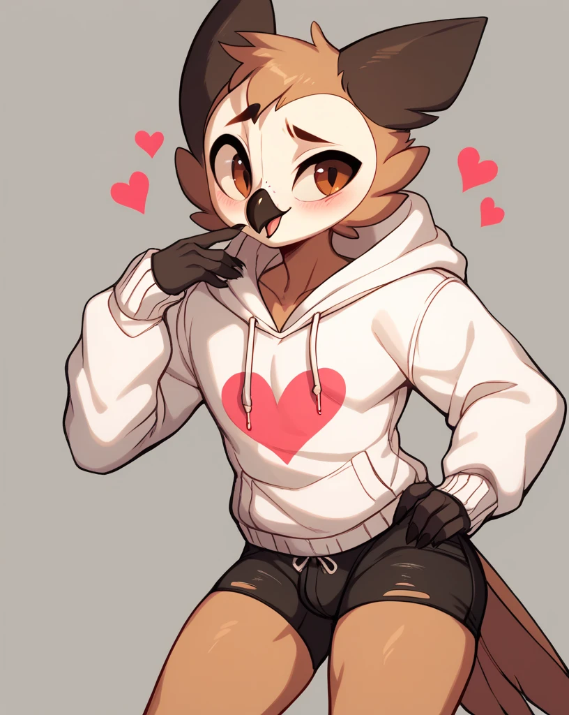 Highest quality、Sexy Baby Hyena Beastman, Skimpy micro underwear、Lizard head、Pink eyes without highlights、Sweat、Embarrassing、Gay、キュートなFairy taleルーム、cute、Leather Handbags、Pastel color knee-high socks、Choker of Hearts、White Breath、Licking lips、Drooling、Obscene language、Obscene pose、Sexy Dance、Pink steam、、strip、A man wearing ribbon pantieagazine cover style illustration、Fairy tale、bed、Holding a condom、Pulling off panties、Cute stuffed toys、Pastel hoodies
