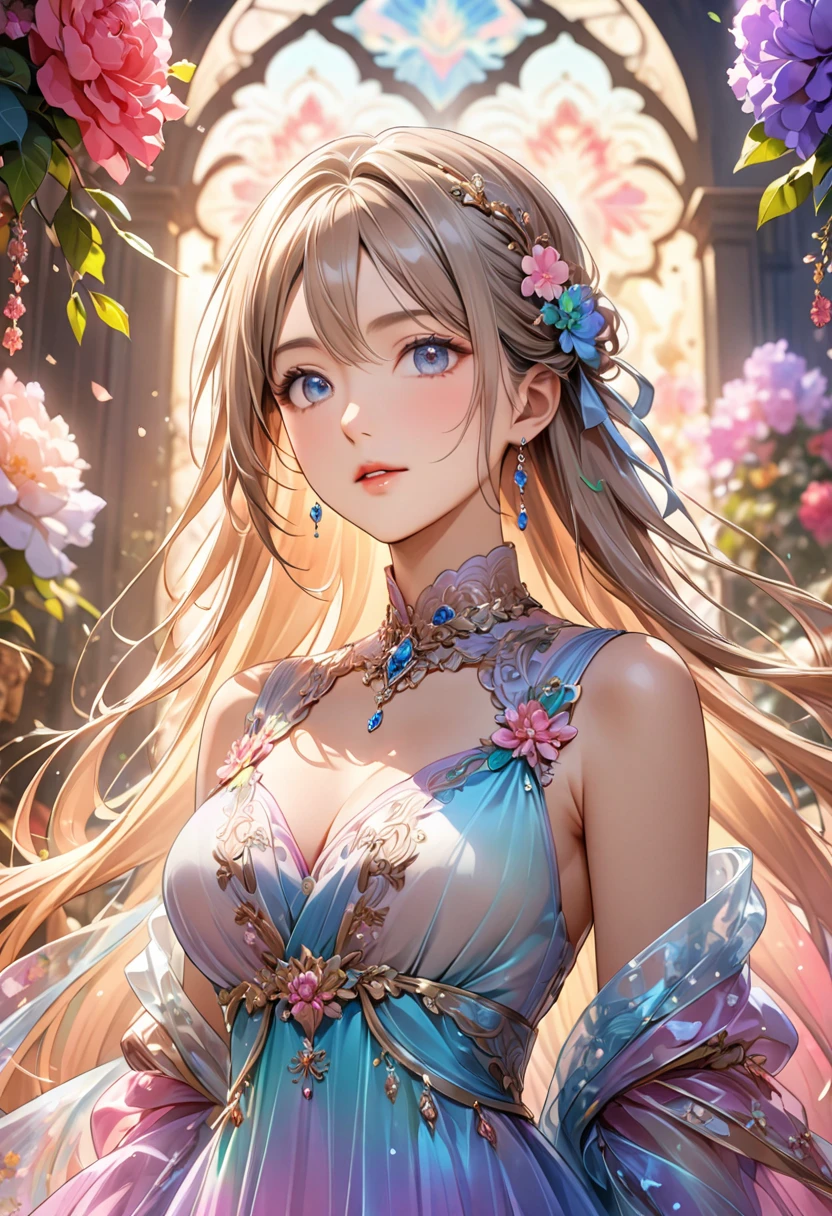 過去最高のmasterpiece、beautiful美しさ, 3D 2D, rich, blonde, skirt, stockings, High heels, star、(Highly detailed CG Unity 8k wallpaper),(masterpiece), (最高quality), (超Familiar), (Best Work),(Best Shadow), (sharp eyeliner, eye shadow, fine eye:1.1), (超High resolution,Realistic,最高quality,Realistic),(8k,RAW Photos,最高quality,star),Mature Woman、Sensual curves、Huge breasts、Thighs、bubble、お尻のmasterpiece, 最高quality, 超Familiar, full body shot, Mature Woman, beautiful Mature Woman, Nightgowns and underwear, Captivating smile, Thick lips, Plumpとした唇, blush, Looking at the audience, Provocative expression, beautifulhair型, Cleavage, Plump、Curvy Hips、Attractive face、Sexy Lingerie、An inviting gaze、Expressing emotions、Obscene underwear、(((Erotic see-through lingerie set)))、Standing position、Gorgeous Accessories 、Big Breastsの女性, Exposing shoulders, 金色のhair, colored feather, metal ornaments, colored Flowers, particle, Light, (masterpiece, 最高quality, 最高quality, Official Art, beautiful and aesthetic:1.2), (1 girl:1.5), 非常にFamiliar,(Fractal Art:1.1),(colorful:1.1)、(Flowers:1.3),Most detailed,(Tangled:1.2), (Dynamic pose), (Abstract background:1.3), (Shiny肌), (Many colors :1.4), ,(Earrings:1.4), (feather:1.4),masterpiece, 最高quality, 超Familiar, 30~40 years, full body shot, beautiful 、さまざまなhair型，Gold headband，Ample breasts，beautiful，Greek clothing，Tulle covers the chest，Perfect balance, Detailed clothing details,marble，Statue of God，cinematic Lighting, Film Grain, 8k, masterpiece, 超Familiar, Attention to detail, 高quality, High resolution,(((Browsing Caution:1.2)))、Exposed breasts、Openwork decoration，(((See-through dress)))、(((解剖学的に正しいbody))) , 最高quality, 超Familiar, (((Obscene underwear)))、Lift your butt, From below, (((R-18)))、Thighs, Big Breasts, Are standing, Cowboy Shot, blush, (((1 girl))), (masterpiece:1.3), (High resolution), (8k), (非常にFamiliar), Perfect Face, Nice eye and face, (((最高quality))), (超Familiar), detailed face and eye, (alone), beautifuleye,(((Sexy pose)))、(((整ったBig Breasts)))、((beautiful eye))、luxury、(((超High resolution)))、(((Detailed Description)))、(((ぽっちゃりbody型)))、(((解剖学的構造に一致したbodyの部位)))、beautiful長いまつ毛、バランスのとれたbody型,2 feet、Just the right size for your legs and arms、Fishnet tights、glamorous、(((Clear white and black eye)))、lipstick、Shine、(Undistorted face, eye, body)、jewelry、gem、(長くカールしたbeautifulまつ毛)、(((バランス良いbeautiful胸)))、(transparent, Exquisite skin:1.2)、(((完璧なglamorousボディー)))、Actress&#39;s face、Super beautiful、Cute Smile、Healing beauty、Flower Shower、完璧なeye、Realistic depiction、Super sexy、Shiny、glamorous、double eyelids、Good dark compensate、compensate、ぼやけていないeye , expensive_quality, expensive_solve, masterpiece*I wore it, whitespace, colorful, 1 girl, alone, white_hair, prism hair, [pink|green] eye, gradient eye, multicolored eye, Shine eye, Shine, Shine, Shine white particles, alone、one-shot、Adorable、Plump、艶やかでbeautiful肌、はっきりしたeye鼻立ち、Realistic eyes、whiteい肌, Real human skin, (Familiar), Oval Face, pore, (8k, RAW Photos, Realistic: 1.4), One Girl, (Gentle, goddess-like eyes) happiness: 1.2), (Lip gloss, eyelash, Terrible face, 最高quality, 超High resolution, wide Lighting, Natural Shading)、ぼやけていないeye、(((Plump face)))、Cute face 、(((つやつやのShine肌)))、eyeの補正